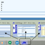 How to switch between multiple additional instances of OAKMerge
